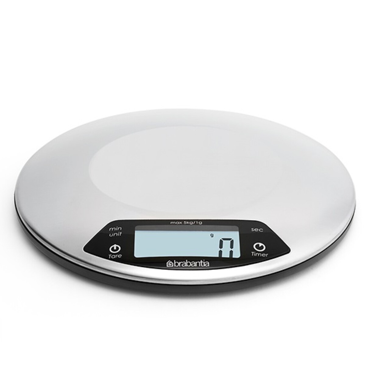 Cantar de bucatarie, Brabantia, Matt, 20x2.4 cm, inox, argintiu mat - imagine 5